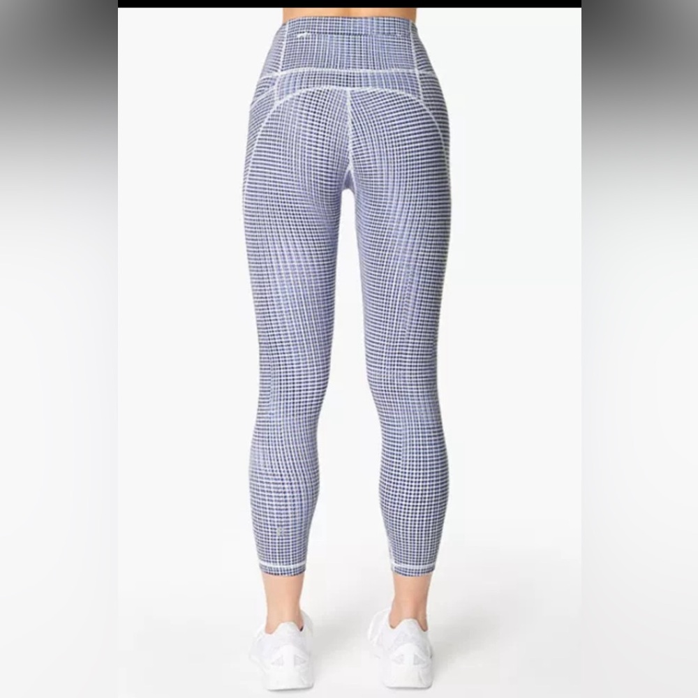 Sweaty Betty Blue Dot Power Legging 7/8 - size Medium